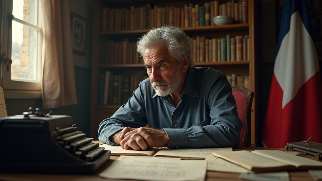 Boualem Sansal lors de son élection à l'Académie française en janvier 2026