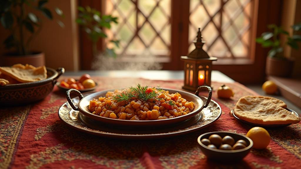 Table georgienne du Supra avec vins en amphore et plats traditionnels