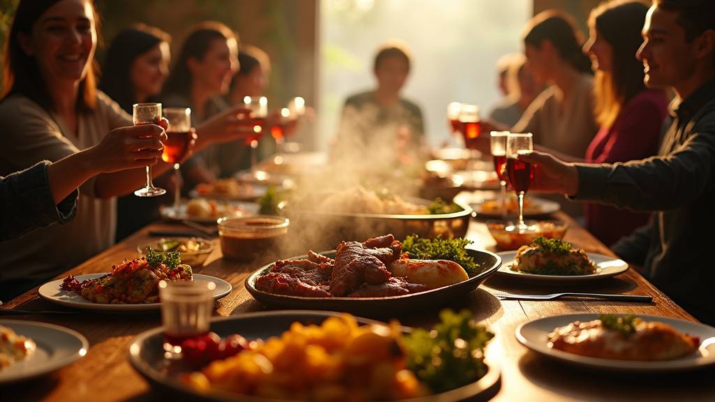 Stand de street food vietnamien avec pho et baguettes de bambou