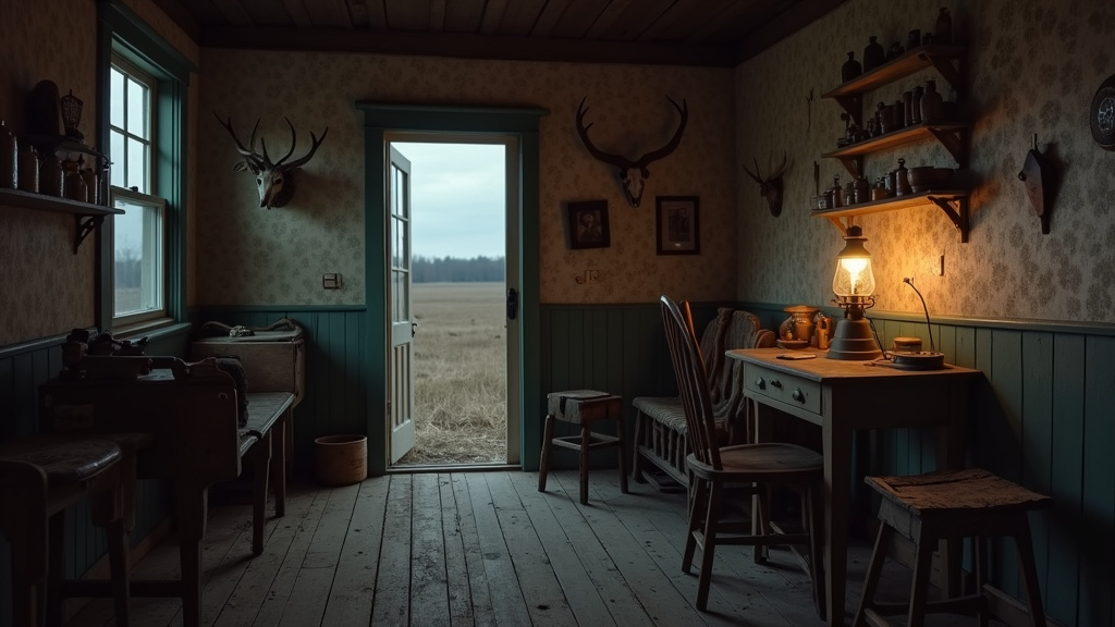 Scène de tournage de la série Monster montrant Charlie Hunnam dans le rôle d'Ed Gein