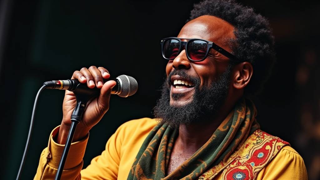 Jimmy Cliff lors d'un concert international en 2015
