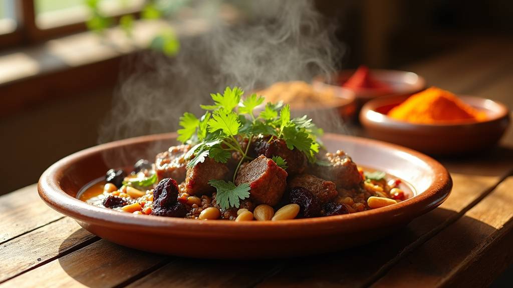 Ingredients frais et epices colorees pour cuisiner des recettes du monde