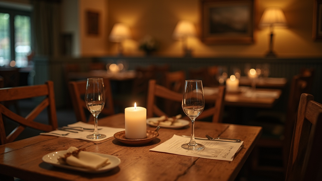 Intérieur de l'ancien restaurant L'Esprit Cuisine à Laval avant sa fermeture